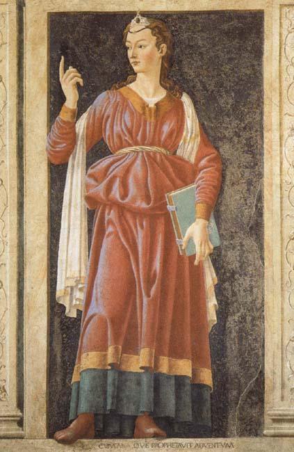 Andrea del Castagno The Cumaean Sibyl Germany oil painting art